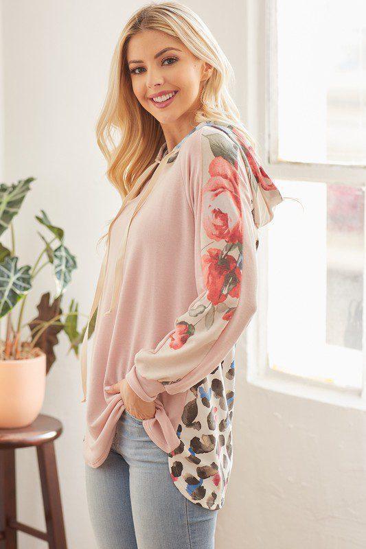 Colorblock Hoodie - Southern Sassy Boutique