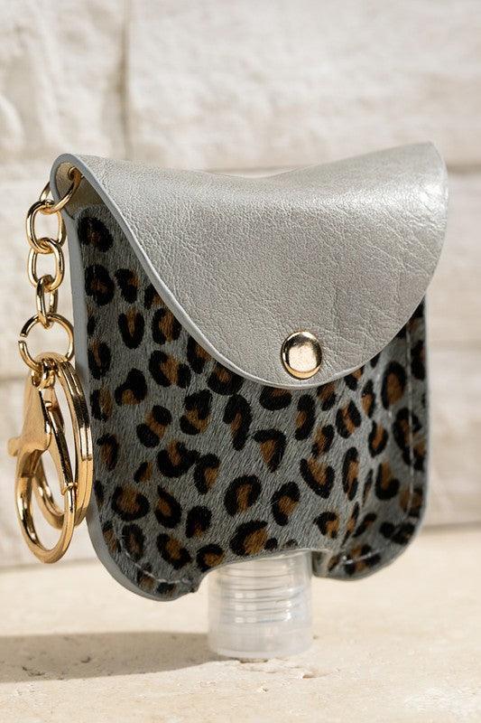 Animal Print Leather Hand Sanitizer Case - Southern Sassy Boutique