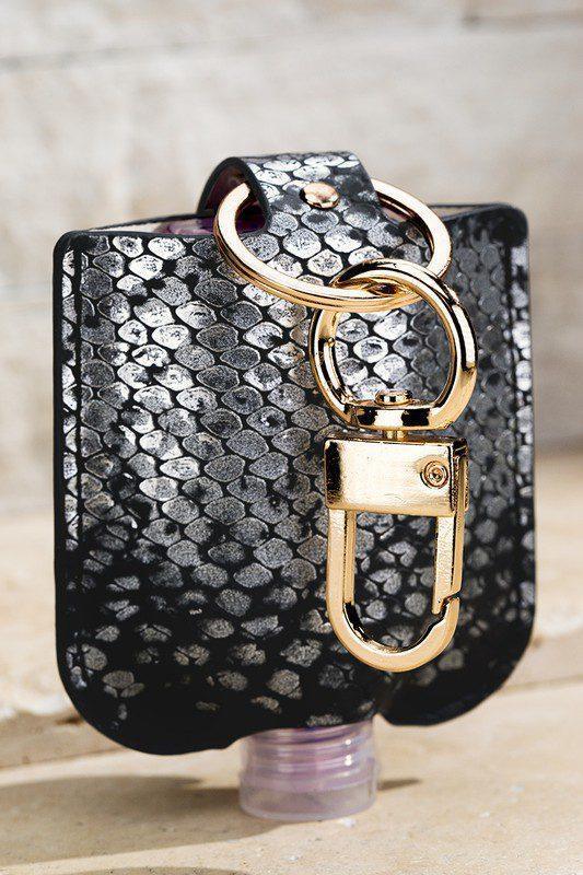 Metallic Leather Hand Sanitizer Case - Southern Sassy Boutique
