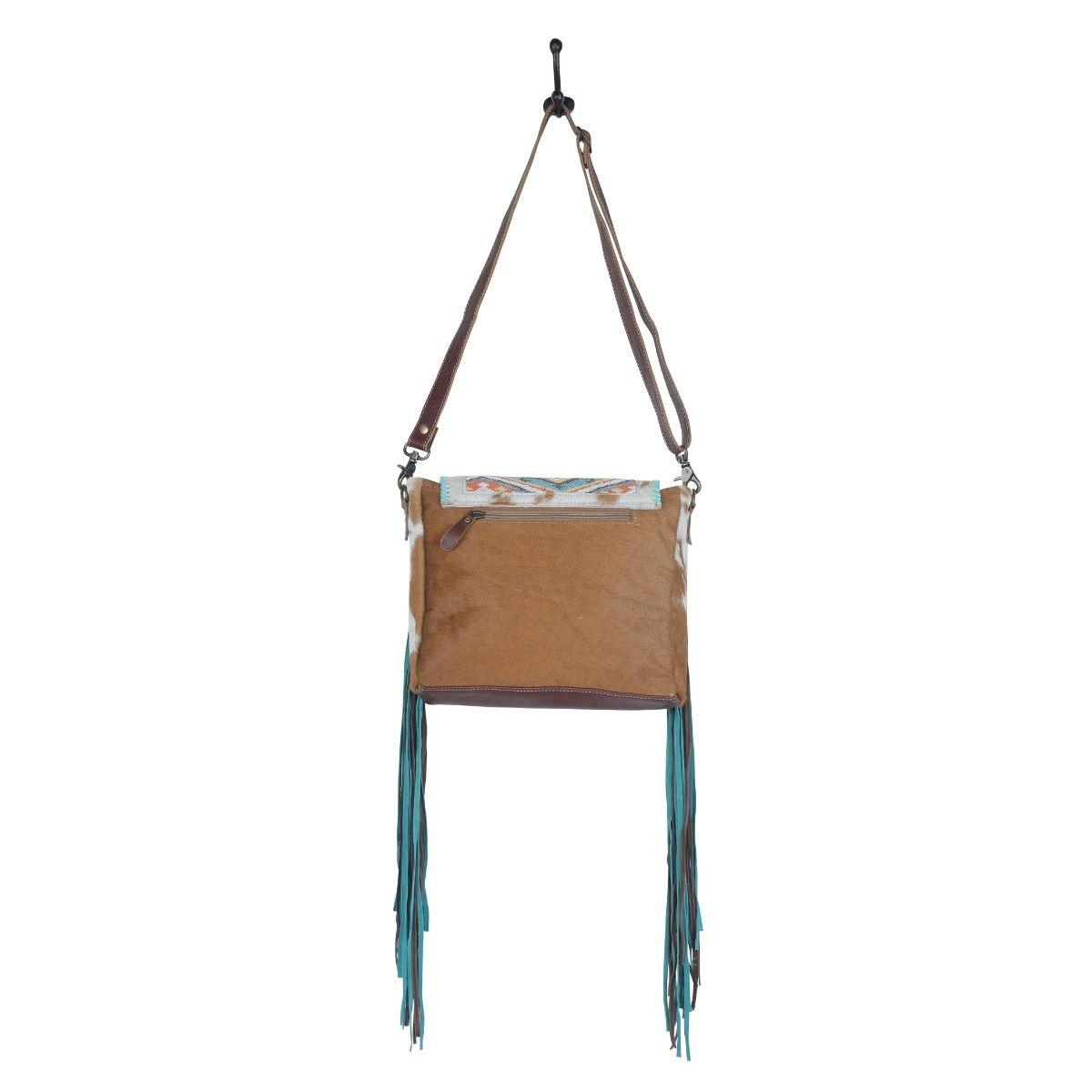 Rangoli Leather & Hairon Bag - Southern Sassy Boutique