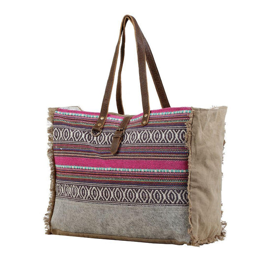 Myra Bag Vibrant Boho Weekender Bag - Southern Sassy Boutique
