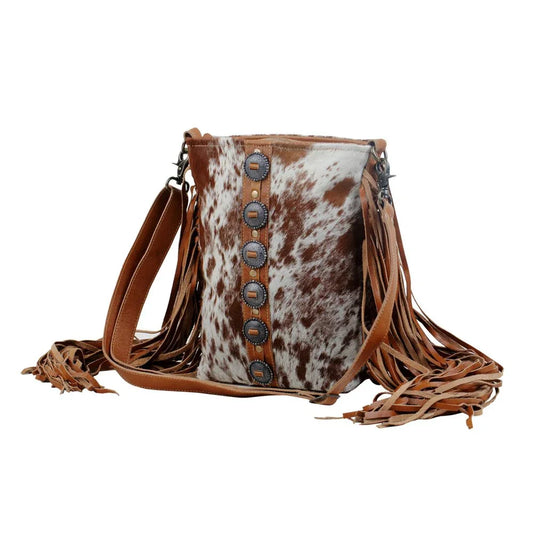 Myra Bag Western Cowhide and Leather Bag - Southern Sassy Boutique