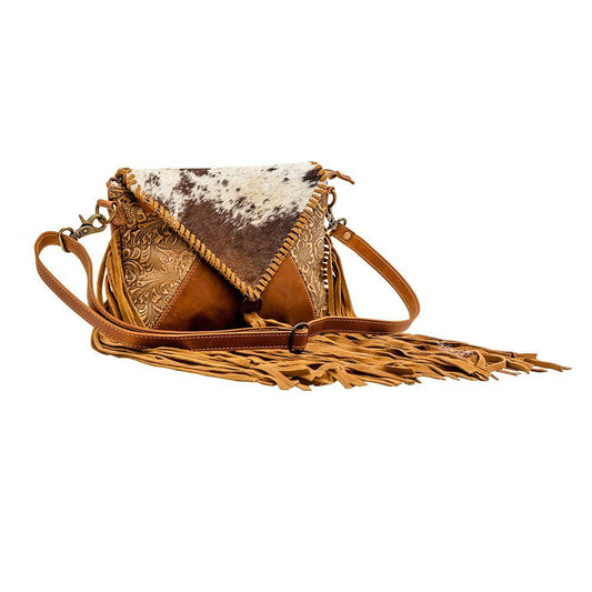 Myra Bag Lunatone Leather & Hair-On Crossbody Bag - Southern Sassy Boutique
