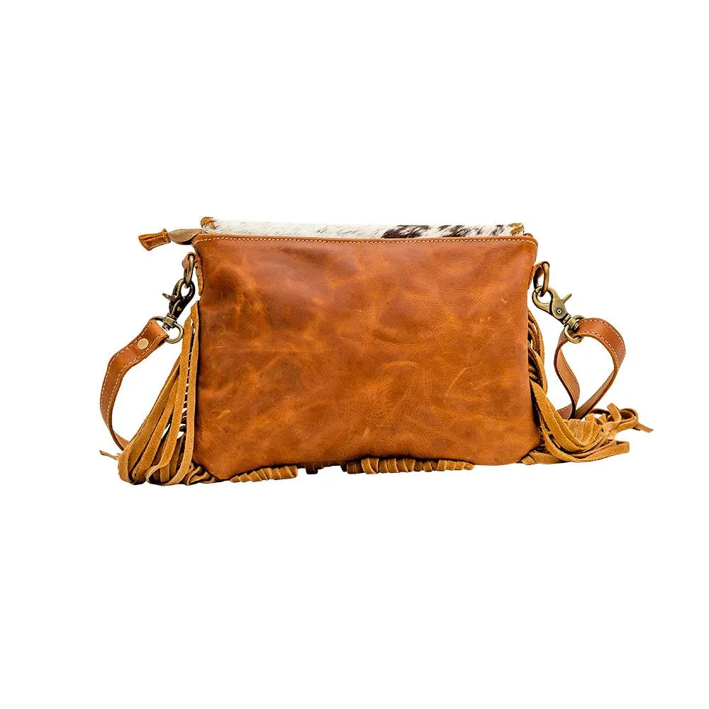 Myra Bag Lunatone Leather & Hair-On Crossbody Bag - Southern Sassy Boutique