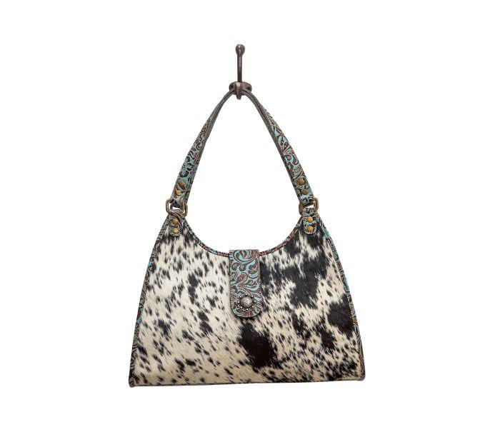 Myra Bag Sagacity Leather & Hair-On Shoulder Bag - Southern Sassy Boutique