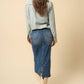 CROSSOVER MIDI SKIRT