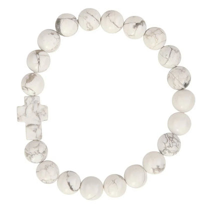 Stone Cross & Bead Bracelets - Southern Sassy Boutique