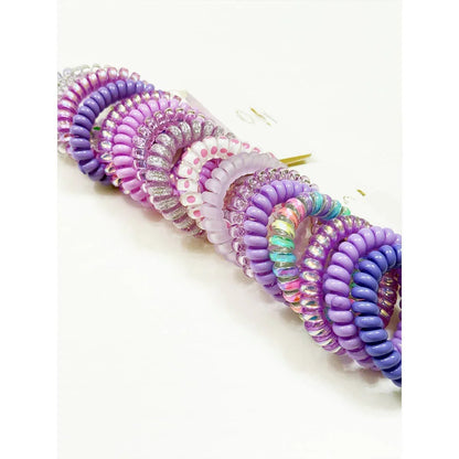 Lavender Shades Spiral Hair Ties - Southern Sassy Boutique
