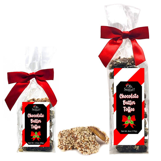 Holiday Christmas Chocolate Almond Butter Toffee