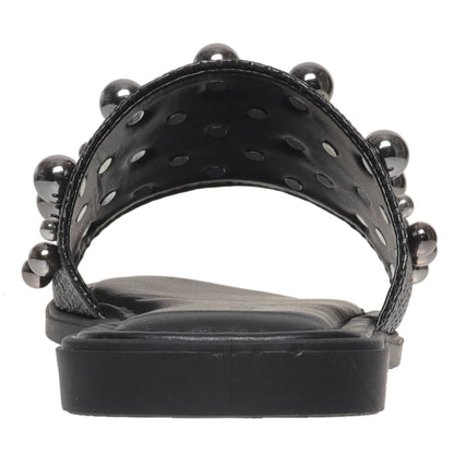Empress Pierre Dumas Sandals with Metal Detail