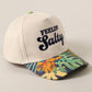 Feelin' Salty Letter Embroidery Floral Trucker Hat