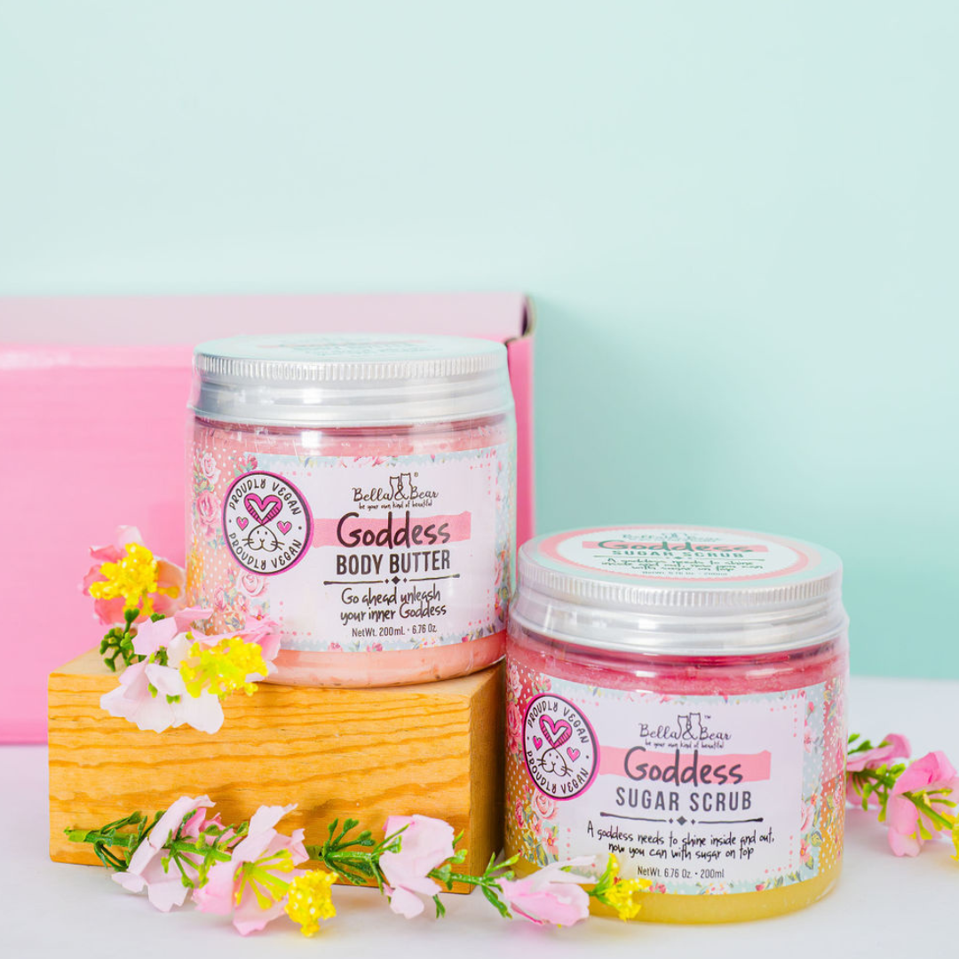 Goddess Gift Set - 3-in-1 Body Scrub & Goddess Body Butter