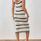 Striped Knit Maxi Dress