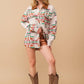 Jacquard Western Shirt Jacket