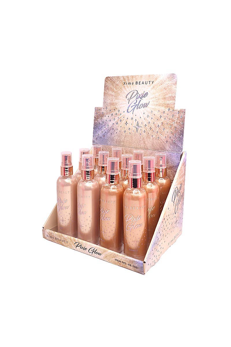 Gold Body Simmer Spray Pixie Glow - 12pc