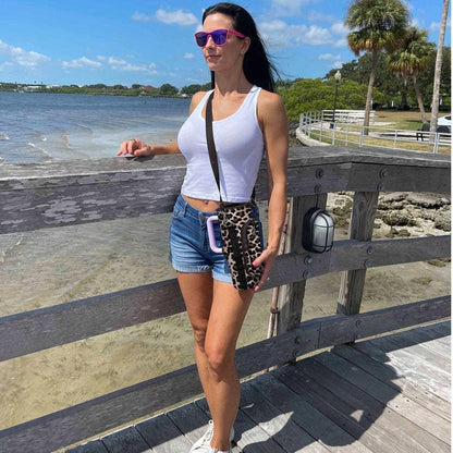 40 oz Tumbler "Handle" Bag - Flamingos - Southern Sassy Boutique