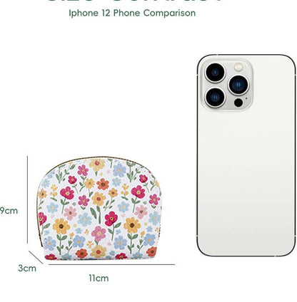 Print Blossom Floral Wallet Card Holder