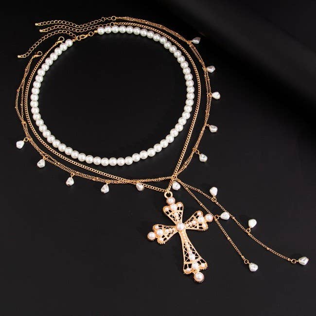 Multi Layer Pearl Necklace