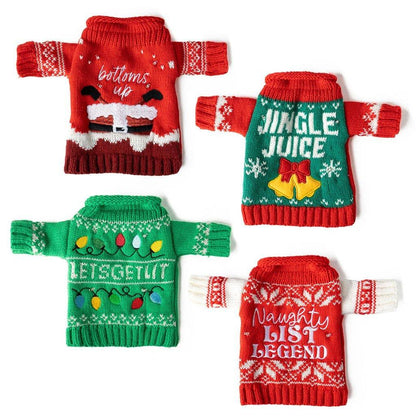 Uncle Bob’s Light-Up Wine & Bottle Sweater - Southern Sassy Boutique