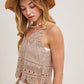 CROCHET LACE TANK