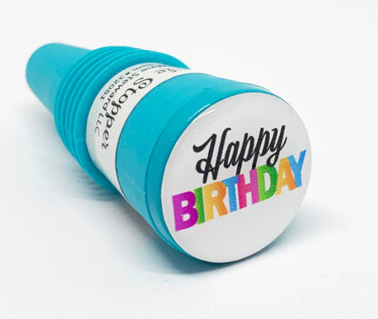 Happy Birthday Bottle Stopper - Southern Sassy Boutique