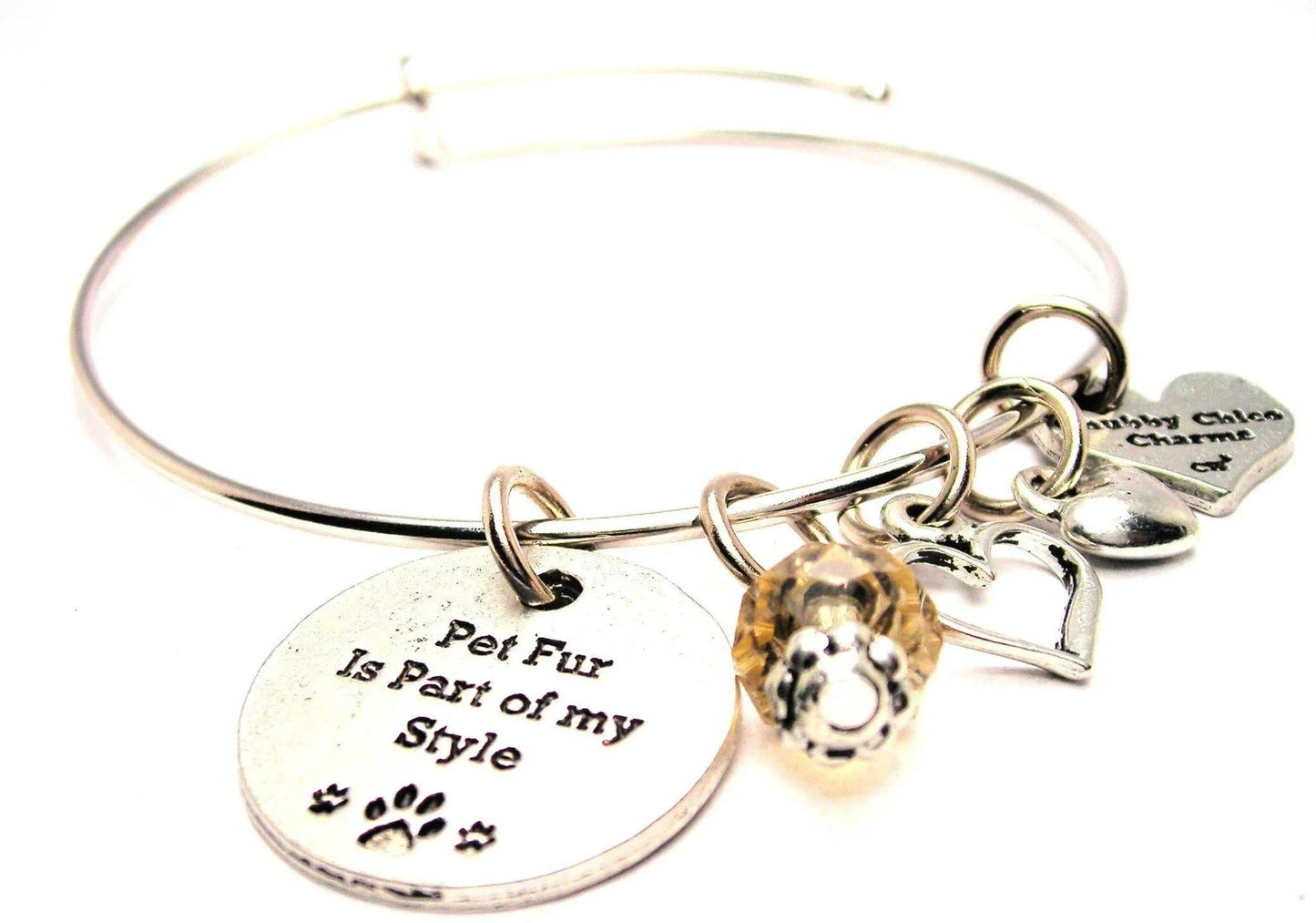 Pet Fur Is Part Of My Style Expandable Bracelet Rescue Adopt - Southern Sassy Boutique