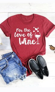 Love Of Wine Graphic T-Shirt