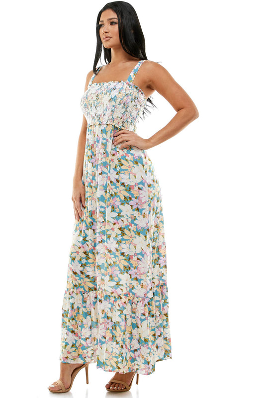 Meadow Bloom Floral Maxi Dress