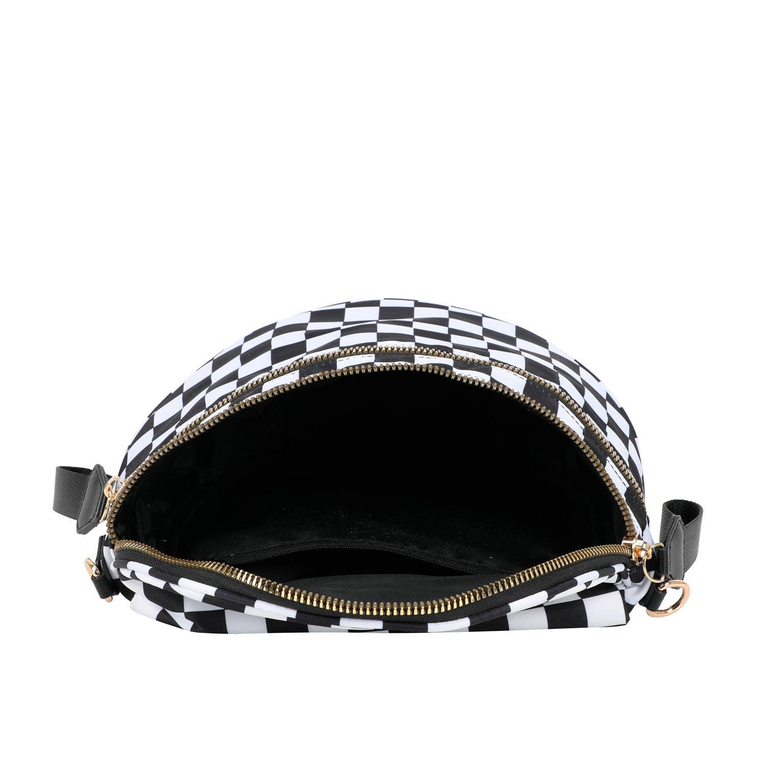 Paulina Nylon Waterproof Multi-Compartment 10" Crossbody Bag - Southern Sassy Boutique