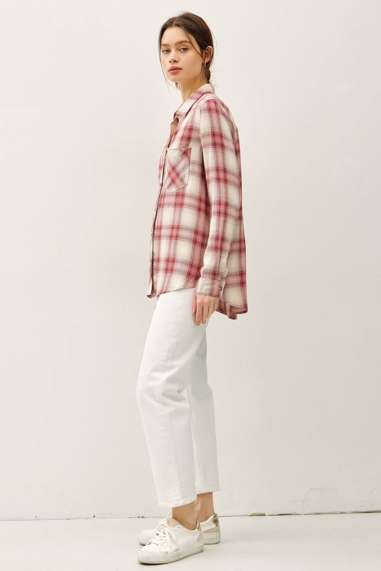 ROBERTSON PLAID LONGSLEEVE BUTTON UP SHIRT