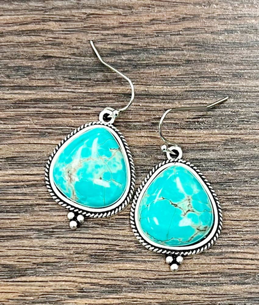 724193, Turquoise Earrings