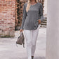 Soft Ribbed Knit Puff Sleeve Top