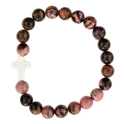 Stone Cross & Bead Bracelets - Southern Sassy Boutique