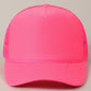 Solid Color OTTO 5-Panel Foam Mesh Back Trucker Hat