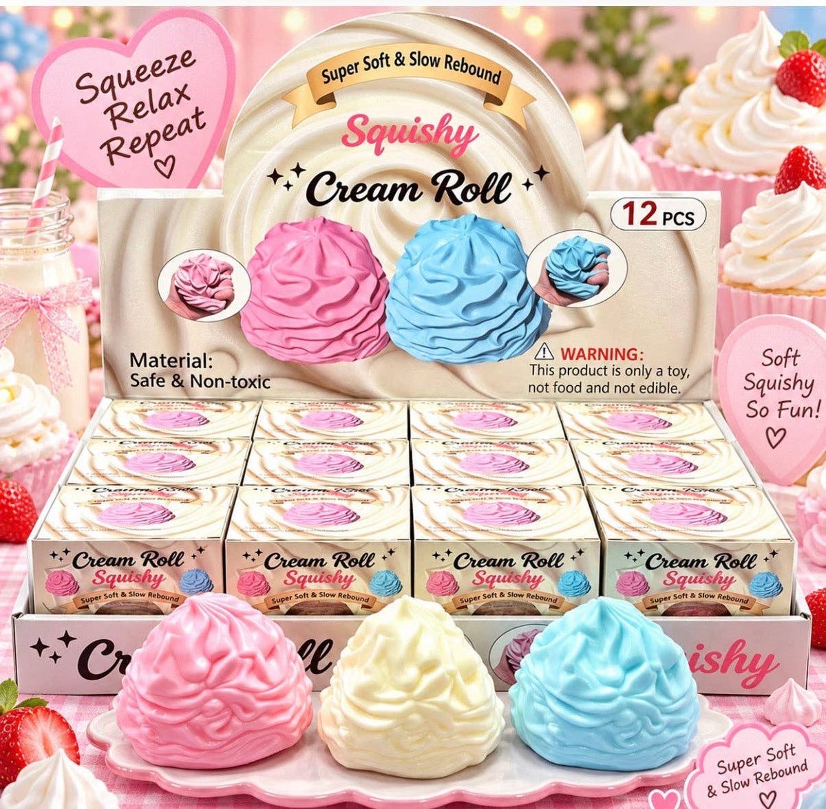 Cream Roll Squishy