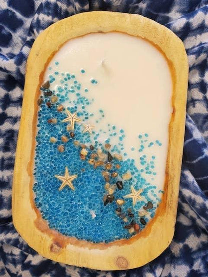 Paisley Duck BEACH Dough Bowl Soy Candle - Southern Sassy Boutique