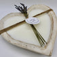 Large Heart Dough Candle