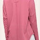 Textured Fabric Contrast Terry Long Sleeve Top