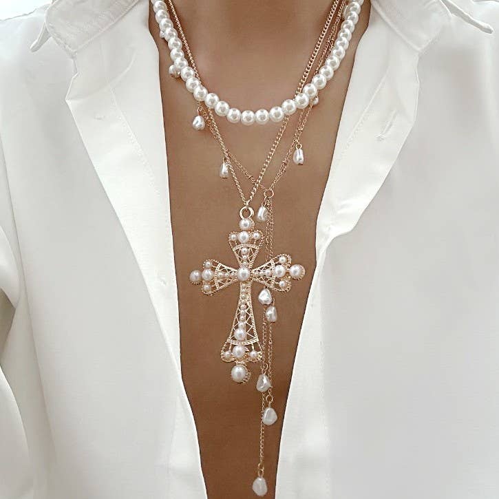 Multi Layer Pearl Necklace