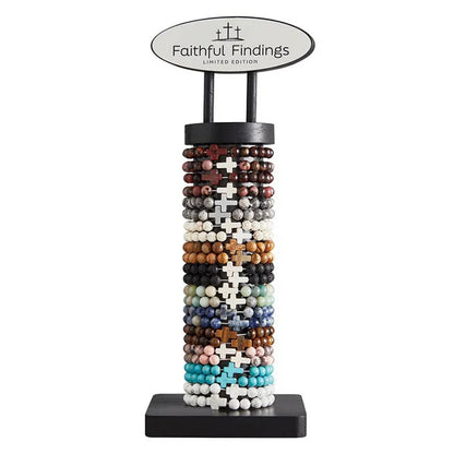 Stone Cross & Bead Bracelets - Southern Sassy Boutique