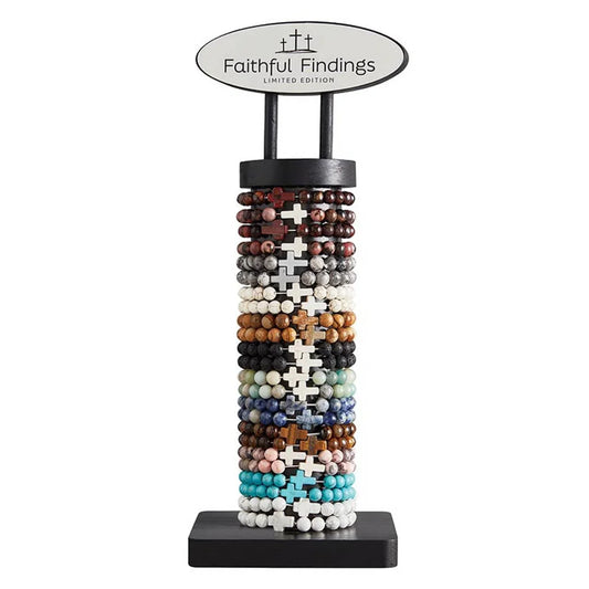 Stone Cross & Bead Bracelets - Southern Sassy Boutique