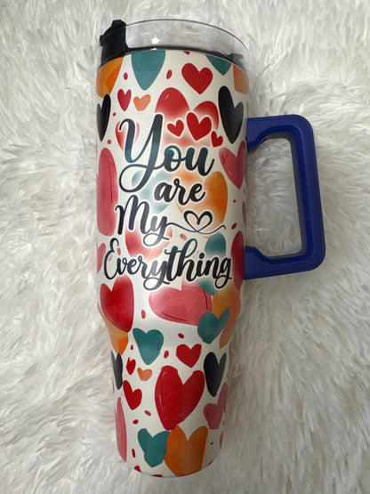 Celebrate Love Theme 40oz Insulated Cup - Southern Sassy Boutique
