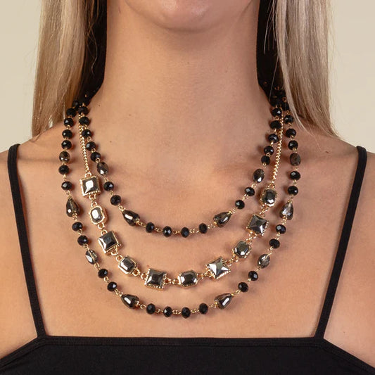 Layered Beaded Necklace