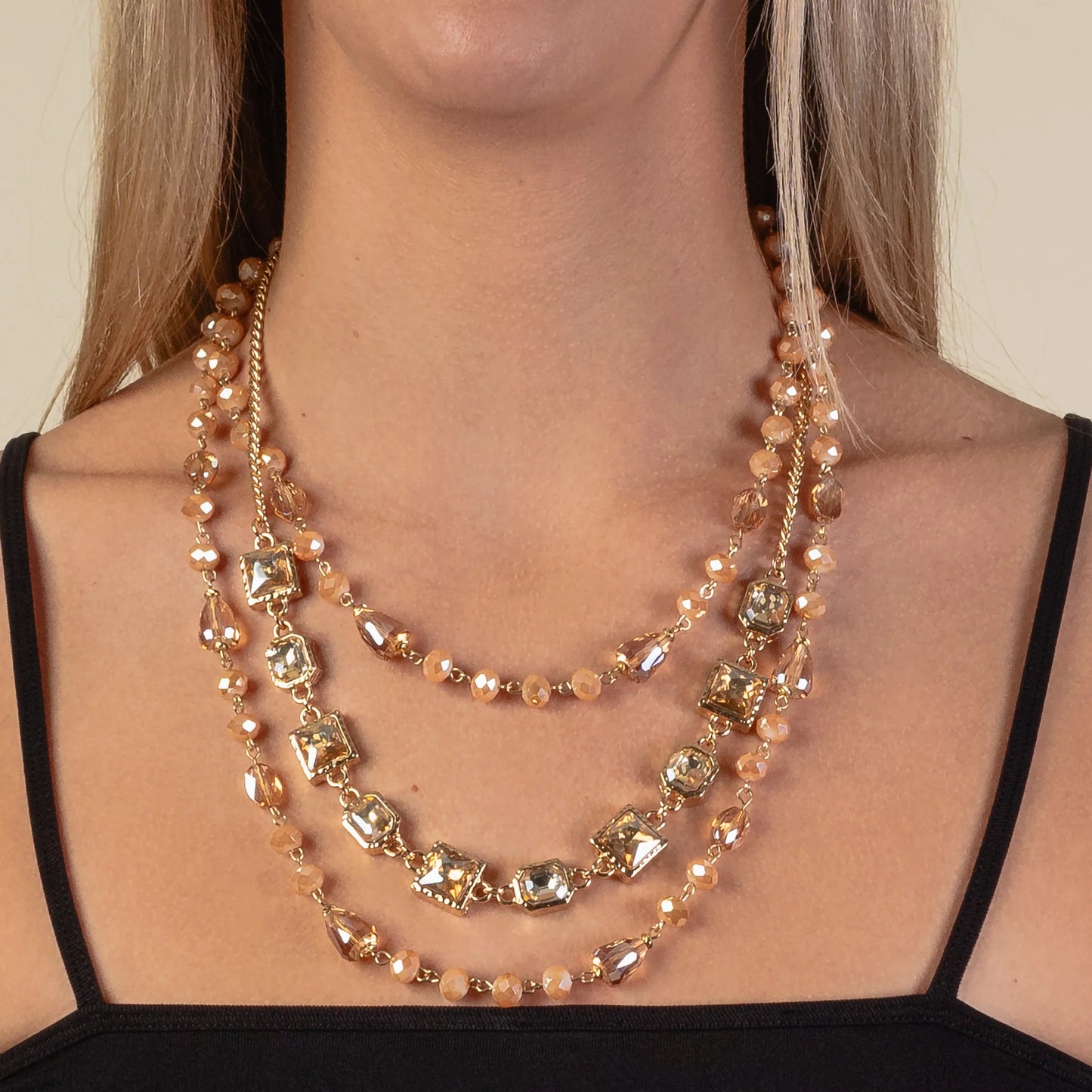 Layered Beaded Necklace