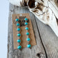 Western Stone Drop Stud Earrings