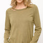 Cut-Out Long Sleeve Top