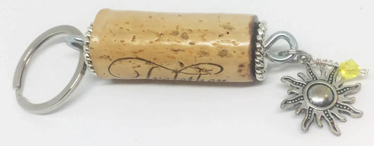 Sun Charm Braid Design Keychain - Southern Sassy Boutique