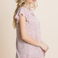 Animal Print Cut Out Tunic Top
