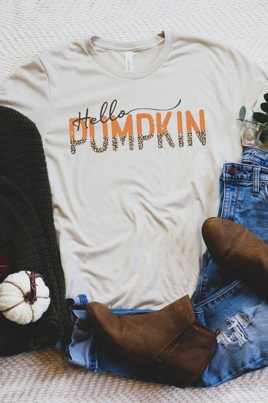 Grunge Hello pumpkin