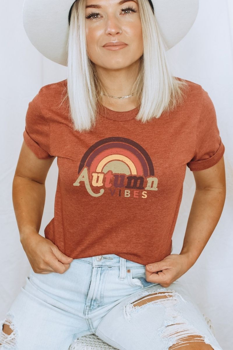 Autumn Vibes Retro Tee